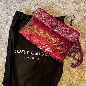 Kurt Geiger London Kensington Bag Iridescent Pink. Price Drop!!! Ready to sell!